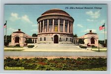 Chicago, Elks War Memorial, Lincoln Park National Lodge VintageIllinois Postcard picture