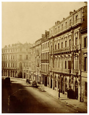 France, Nice? Vintage print, salt paper 20x15.5 circa 1860 <div style picture