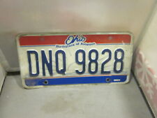 VINTAGE OHIO LICENSE PLATE # DNQ 9828 EXPIRED OVER 3 YEARS picture