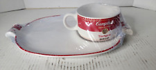 Vintage Campbell’s Tomato Soup Cup/Mug and Plate/Tray Set Westwood 1994 picture