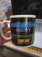 Vintage 1991 Hamilton Star Trek Enterprise Mug ~ Beam Us Down Scotty picture