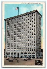1924 Building View Healy Sky Scraper Atlanta Georgia GA Vintage Postcard picture