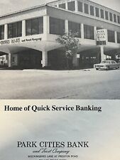 Park Cities Bank Dallas TX Ad 1968 Advertising Print Ad  Vintage picture