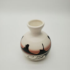 Signed Navajo Painted Pottery Vase picture