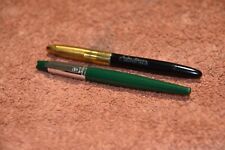 TWO RARE VINTAGE FOUNTAIN PENS SHEAFFER+EVERSHARP BEAUTIES SALE/FREE SHIPPING picture
