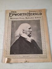 ANTIQUE - THE EPWORTH HERALD - THE METHODIST magazine February 4 1911 picture