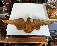 Vintage Sexton Metal _ Federal Eagle Wall Hanging _ 27 Inches Wide picture