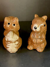 Squirrel Salt and Pepper Shakers Vintage picture