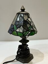 TIFFANY LIKE STAINED GLASS MINI HUMMINGBIRD LAMP picture