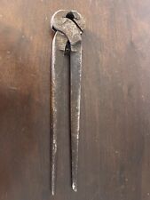 Antique Carew's Pat Warranted No. 14 Replaceable Jaw End Nippers picture
