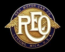 REO Motor Car Company - Vintage 1928 Radiator Emblem Sticker Decal picture