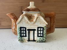Cottage Ware Kensington England Original 1960's Teapot Creamer Sugar Set Ceramic picture