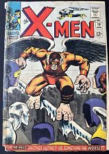 X-Men 19 VG 1st MIMIC Cyclops Beast Iceman Angel Marvel Girl 1966 Low Grade picture