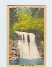 Postcard Silver Run Falls in the western Highlands Section North Carolina USA picture