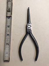 vintage Kraeuter USA No. 1651 long nose duckbill pliers - modified jaw ends picture
