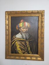 Old man in a turban Oil Painting Portrait picture
