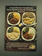 1987 Stouffer's Dinner Supreme Ad - Salisbury Steak, Chicken Florentine picture