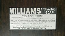 Vintage 1904 William Shaving Soap J.B. Williams Company Original Ad - 721 picture