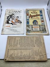 Antique Almanacs | Lot Of 3 | 1920s 1939s | Collectible Newspapers | Farmers picture