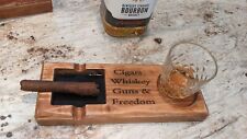  Personalized Cigar Whiskey Ashtrays. picture