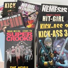 Kick Ass, Hit-Girl, Superior, Super Crooks, Nemesis Trade Paperback Lot of 9 picture