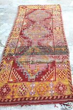 Stunning Antique Tribal Divan Dowry Runner Pile Rug c1920s Collector item Turkey picture