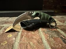 Karambit Double Edged Fixed Blade Knife Kydex Sheath picture