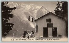c1910s Chamonix plan des Chablettes et le Mont-Blanc France Postcard L J L 17 picture