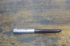 Vintage Parker “51” Fountain Pen With Red Barrel Jewel Cap picture