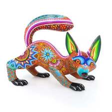Curious Fox - Oaxacan Alebrije Wood Carving picture