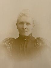Ann Arbor Michigan Vintage Cabinet Photo Dalia Baldwin Old Woman ID'd 1870's picture