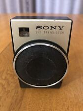 VINTAGE SONY SIX TRANSISTOR POCKET RADIO TR-650 WORKS MADE IN JAPAN  picture