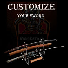 Customize Your Japanese Samurai Sword Katana Wakizashi Tanto Tachi Ninja Blade picture