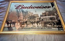 Rare Exc Collectible Anheuser-Busch Budweiser Clydesdale Mirror Mint Condition picture