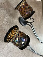 2 x Partylite GLOBAL FUSION Peg Light Candle Holder + Serenade Metal Sconce Sets picture
