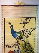 2 Vintage 1970's? Wall Hanging Scroll Art Printed Asian Art Gift picture