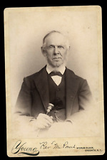 Rare Cabinet Card Abolitionist Baptist Minister Reverend Ingraham Powers 1890 picture