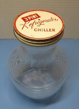Vintage 3 Pint *Refrigerator Chiller* Glass Container Jar w/ Original Metal Lid picture