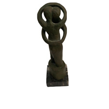 AMR Male & Female Sculpture on Black Marble Base, 1960s MCM Alva Museum picture