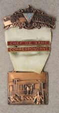 3631 - American Legion WWI Vet's 40/8 Medal, w/Station Master & Correspondeant picture
