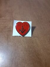 Masonic New Mexico Grand Lodge Heart Shape Pin Pinback picture