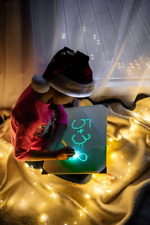 Illuminate Art: Mesmerizing Glow, Light Up Sketch Board, Drawing Pad for Artists picture