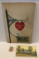 Antique Vtg Sweet Heart Tea House Post Card, Menu, Maple Sweet Hearts from 1926 picture
