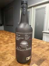Casamigos Mezcal EMPTY Bottle 1L Black Frosted Glass picture