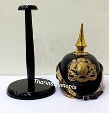 Armor Military Costumes Christmas German Pickle hub Prussian Helmet Kaiser Hat picture