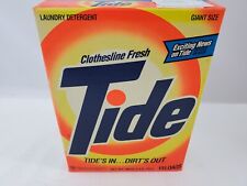 Vintage TIDE Laundry Detergent 1990s  Sealed 39 oz New Old Stock Decor Prop picture