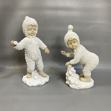 Vintage Snow Baby Figurines Winston Marketing Group Christmas Winter Snowballs picture