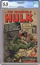 Incredible Hulk #5 CGC 5.5 1963 2113862017 picture