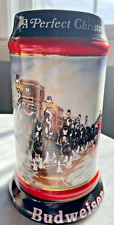 Budweiser Beer Stein Mug 1992 Holiday Stein A Perfect Christmas CS167- New picture