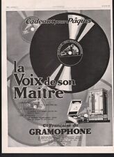 1929 VICTOR GRAMOPHONE CABINET PARIS FRENCH MUSIC DANCE RECORD VINYL 78  A20694 picture